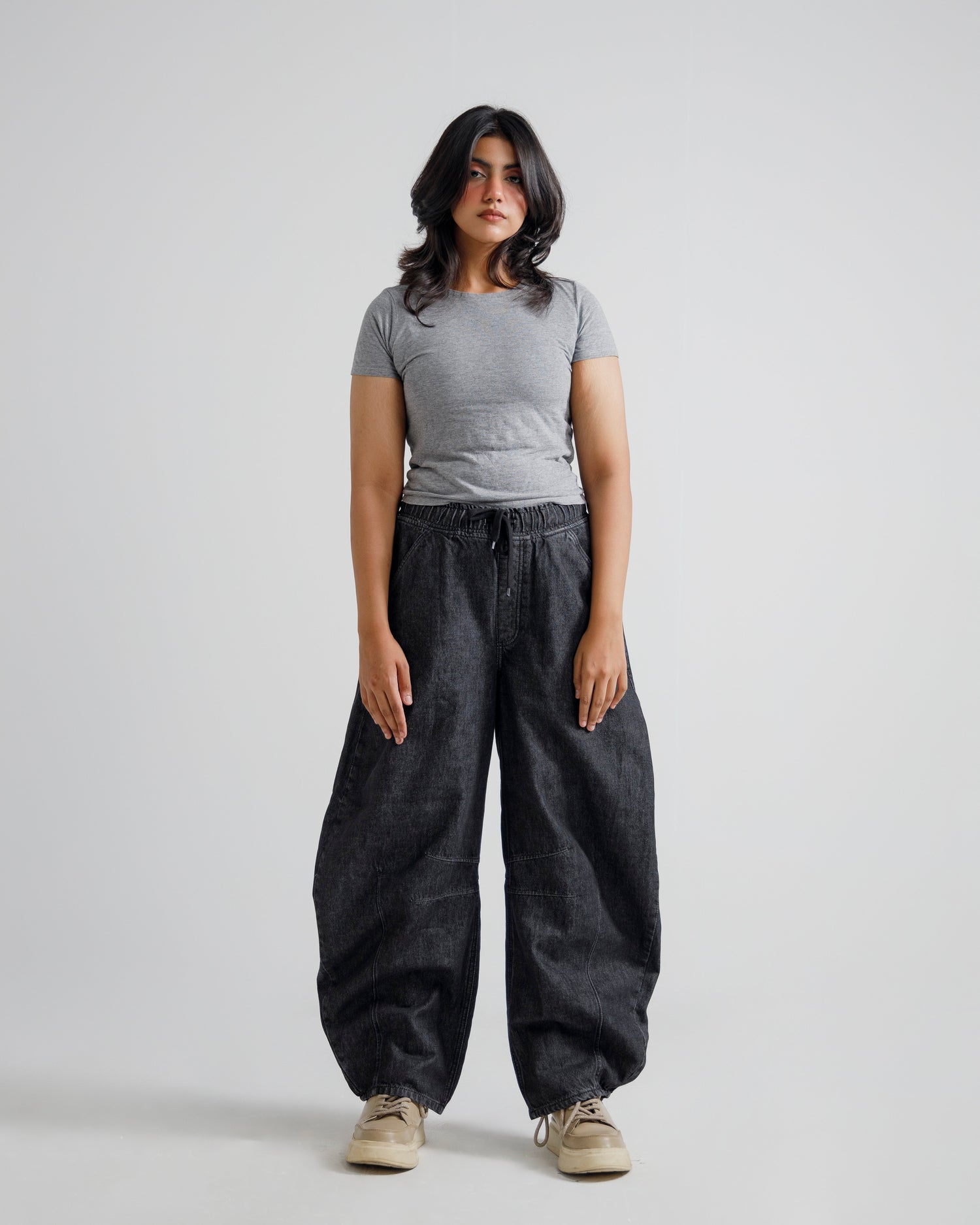 Type 2: 8 Dart Denim Trousers (vintage black)