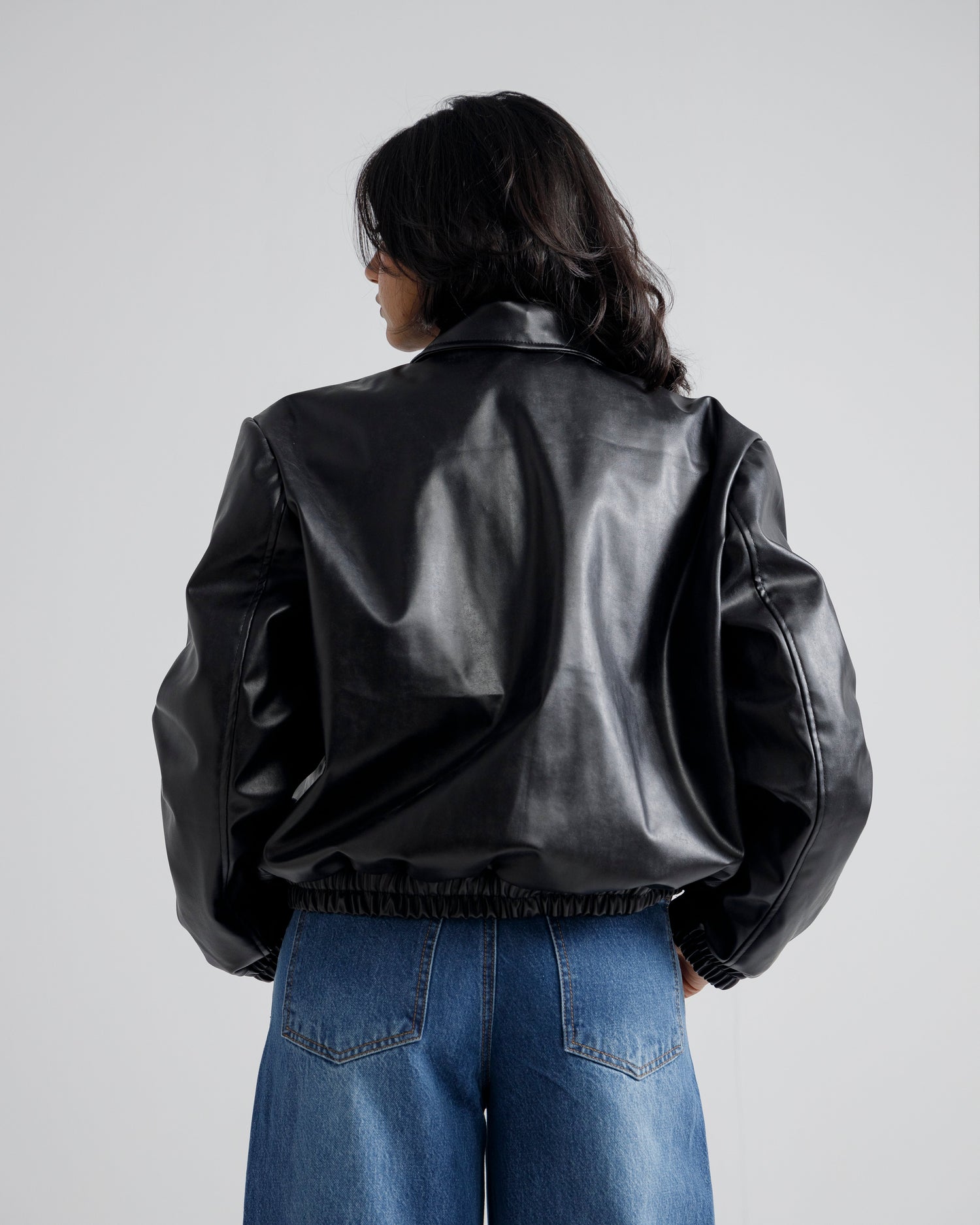 Cropped Harringon Jacket (blavk)