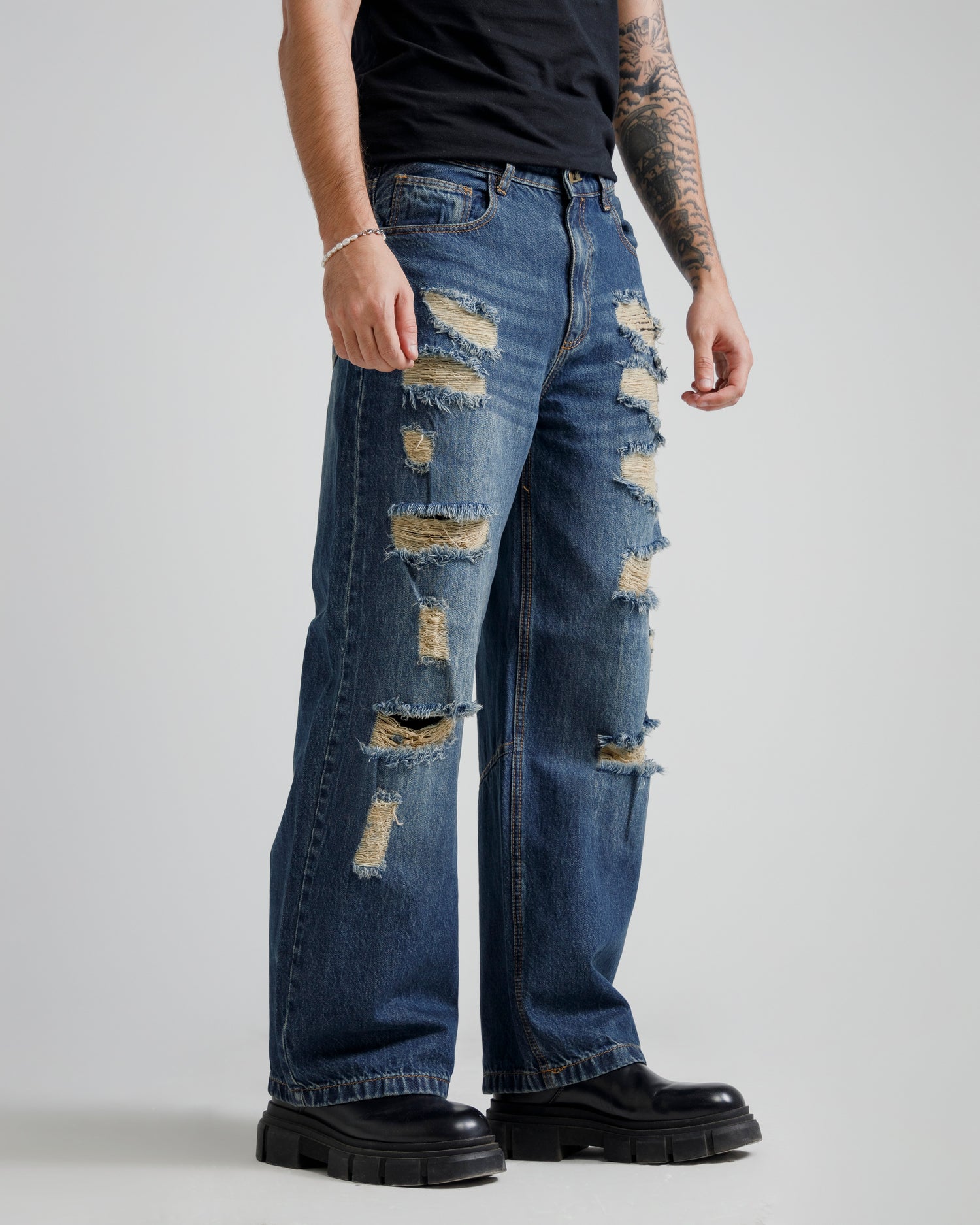 Type 1: Classic Ocean blue (distressed)