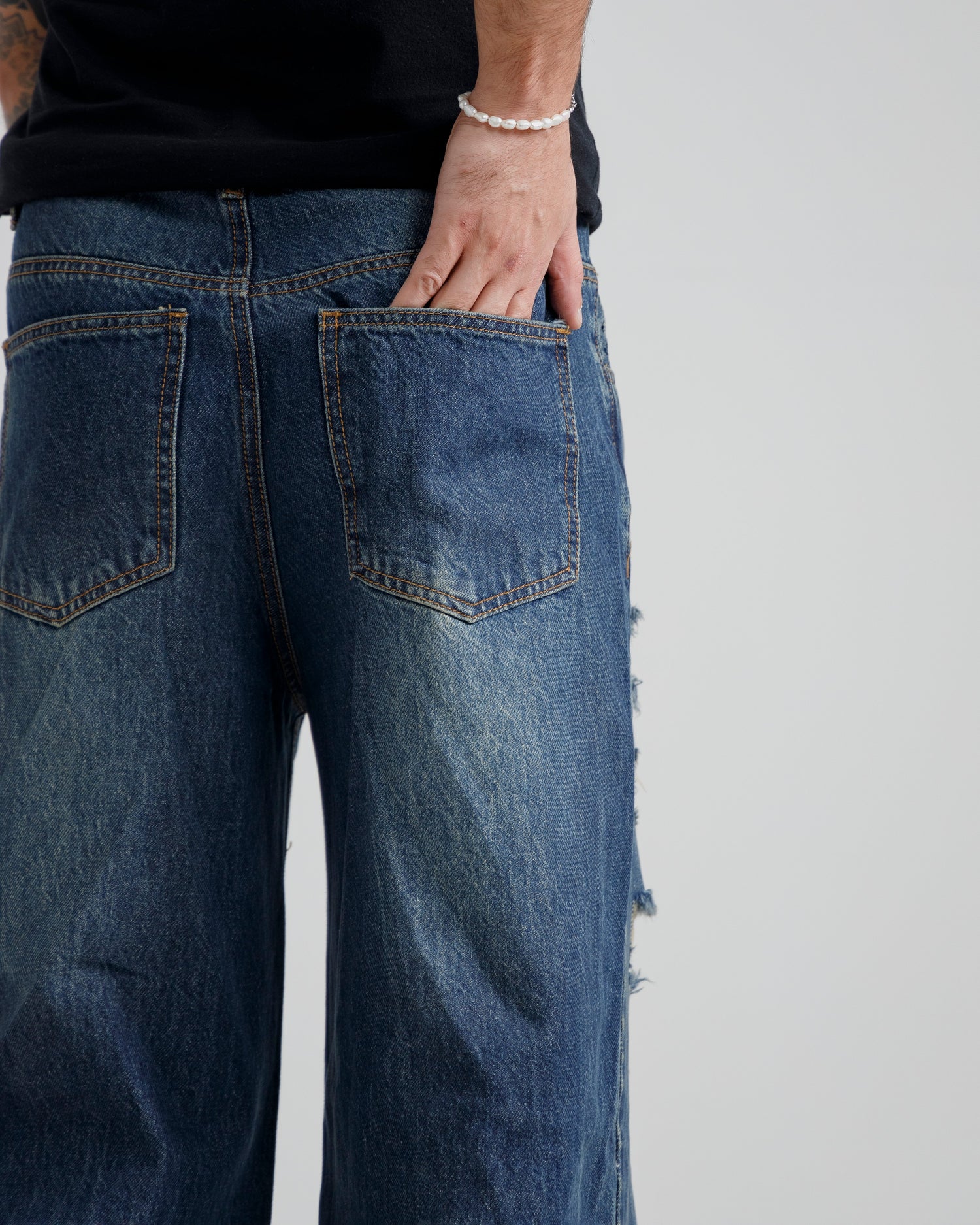 Type 1: Classic Ocean blue (distressed)