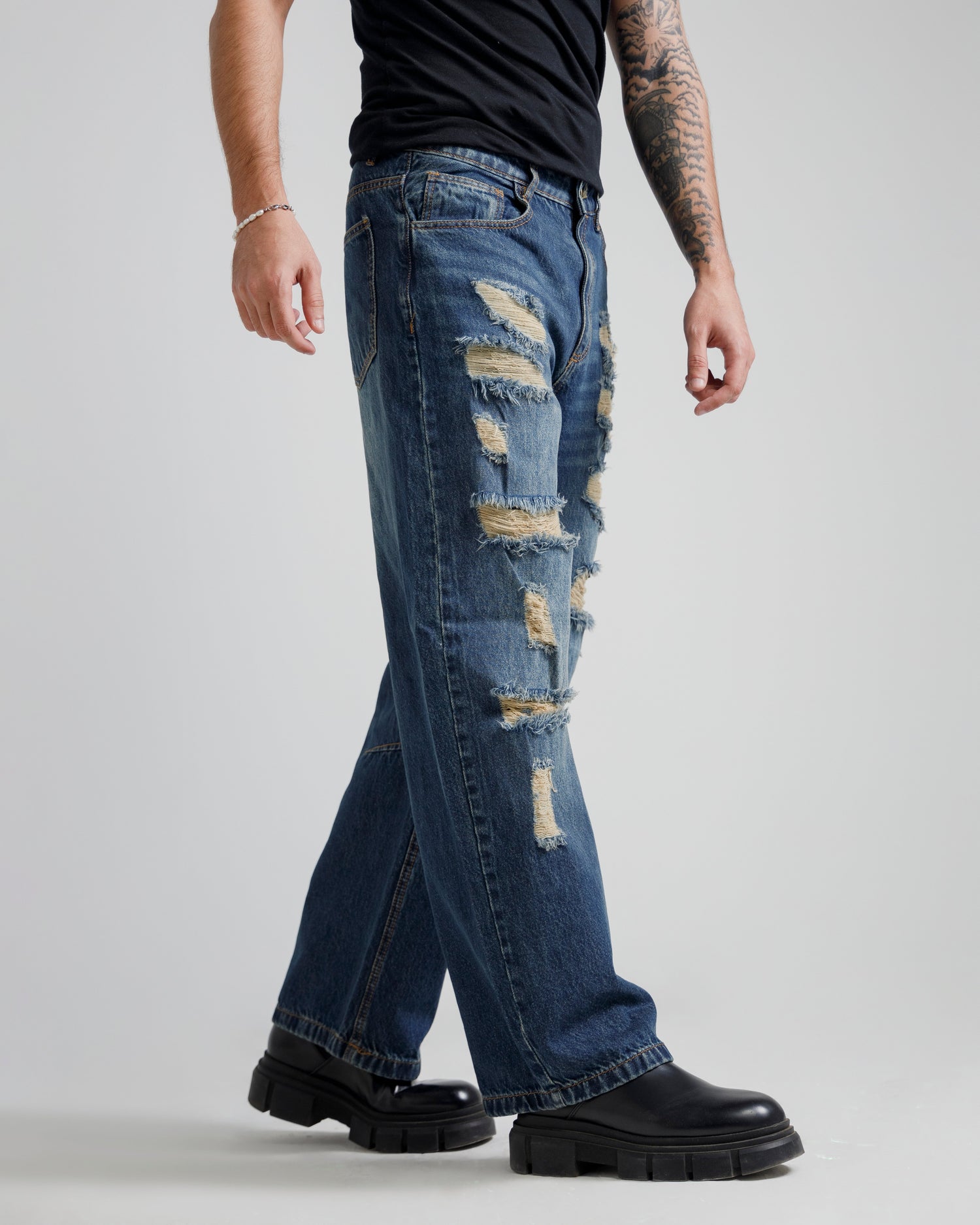 Type 1: Classic Ocean blue (distressed)