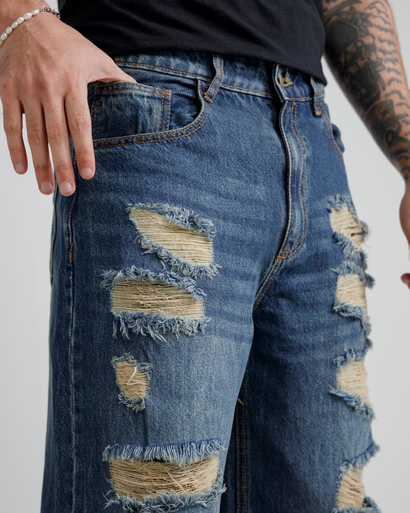 Type 1: Classic Ocean blue (distressed)