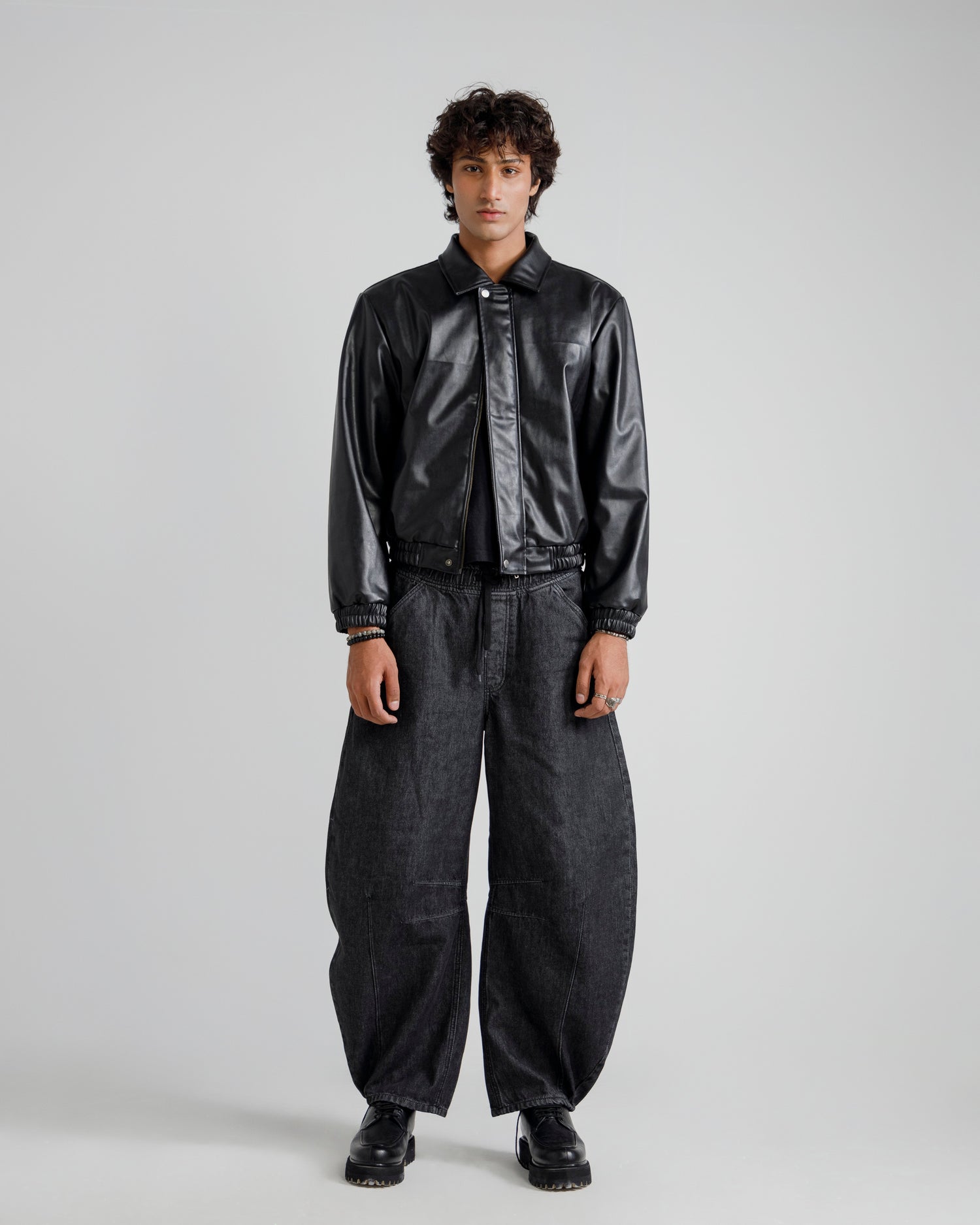 Cropped Harringon Jacket (blavk)