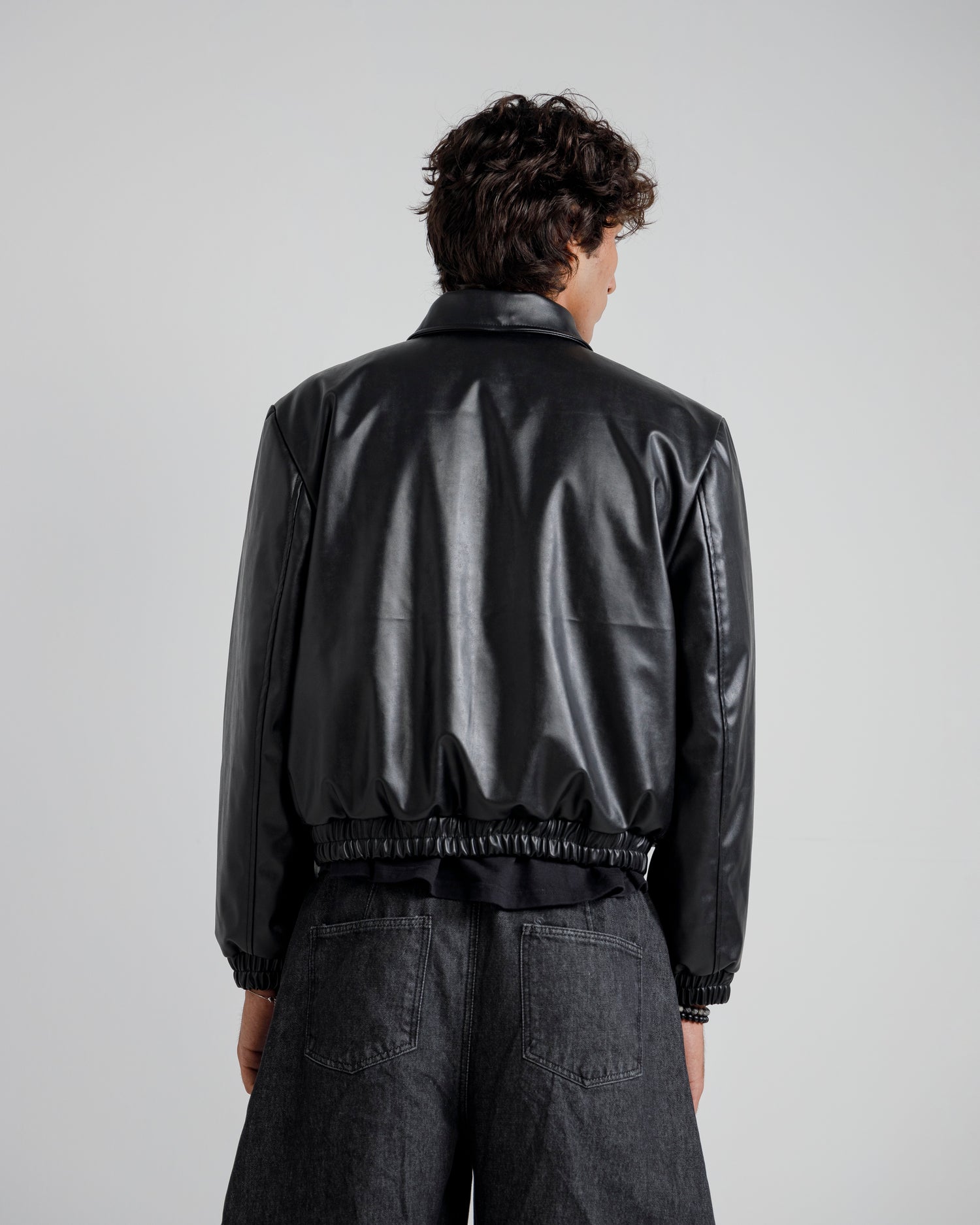 Cropped Harringon Jacket (blavk)